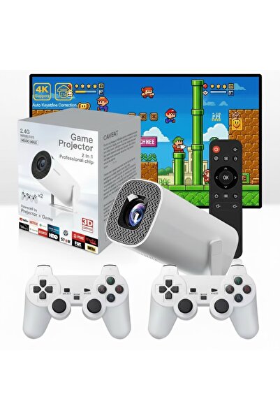 Ravissa Videoproiector Portabil Raviston® 4K, Android 11, WiFi Dual Band, Blu...