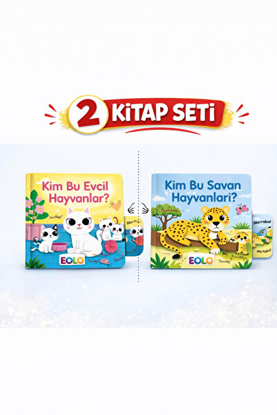 Eolo Kim Bu? Savan Hayvanları + Evcil Hayvanlar | Ciltli Eğitici Çocuk Kitap ...