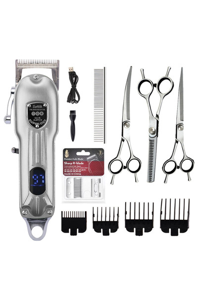Choice4 JMY002 Professional Dog Hair Clipper All Metal Rechargeable Pet Trimm...
