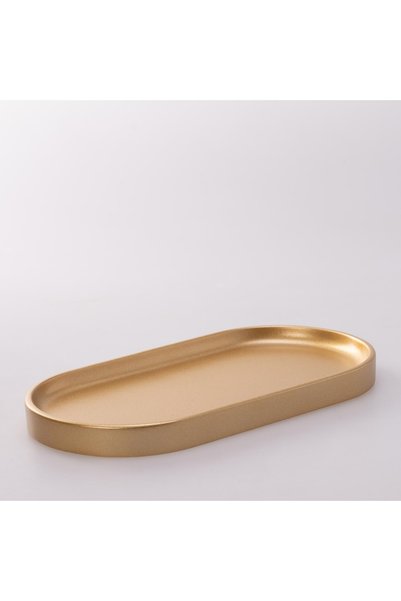Selim Victoria Oval Tray Small Gold