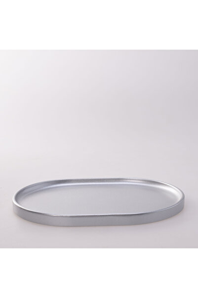 Selim Голяма овална поднос Victoria, сребриста