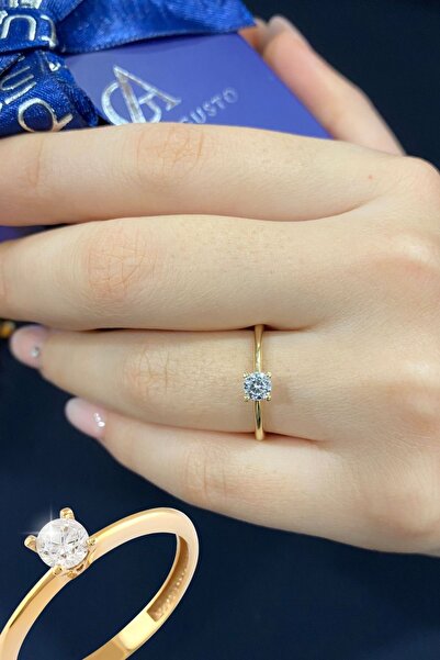 Hepimitu Altın Tektaş Yüzük