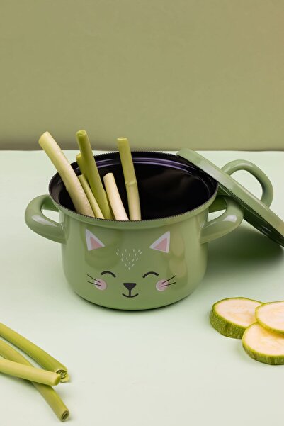 EMAYlab Little Cat Mini Bebek Tenceresi 12cm (850 ML)