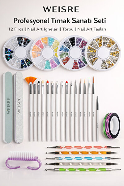 MUJGAN 37 Parça Tırnak Süsleme Seti