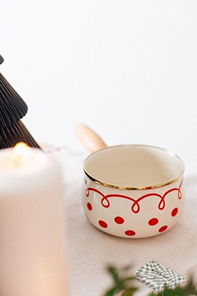 EMAYlab مقلاة مينا خاصة بالعام الجديد مقاس 16 سم (1.3 لتر)