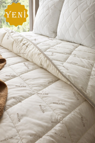 MonoHome Wool Duvet 100% Pure Merino Lamb Wool Units Odorless Double |   3000...