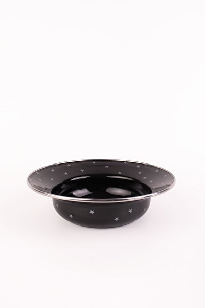 EMAYlab Star Enamel Pit Pasta and Salad Plate