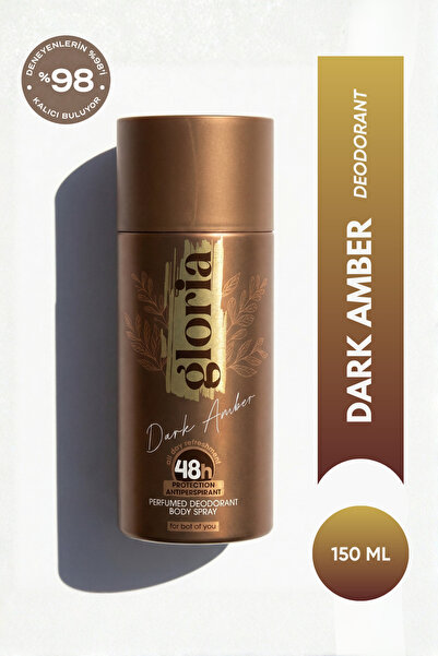 Gloria Perfume Dark Amber 48H Antiperspirant 150 ml Unisex Deodorant