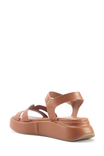 Nine West Sandale cu talpă groasă pentru femei VELART 5FX Tan
