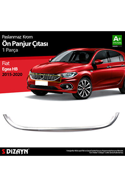 S Dizayn S-Dizayn Fiat Egea HB Krom Ön Panjur Çıtası 2015-2020 5823180