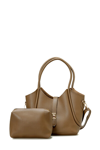 Butigo CLT PRM KLTLI OMZ 5PR Vizon Kadın Omuz Çantası