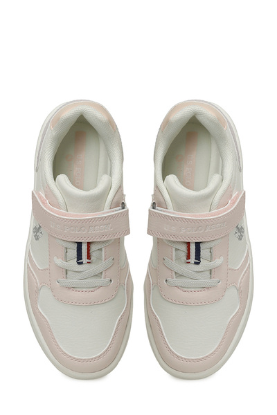 U.S. Polo Assn. Coster Jr 6Fx White Girls' Sneaker