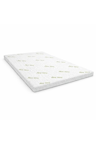 Pucioasa Topper saltea Memory 90x190 cm, 5 cm, Aloe Vera, husa detasabila cu ...
