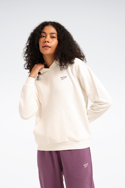 Reebok NEW ID RELAX SL HOODIE Ekru Kadın Sweatshirt