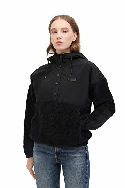 lumberjack Wl 6Laya 6Hk100 5Pr Black Women's Coat