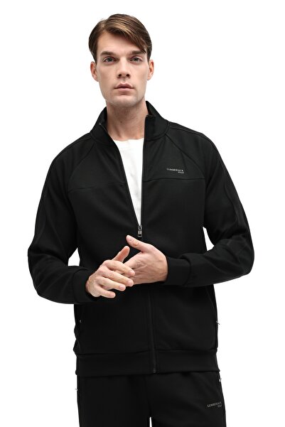 lumberjack ML LABAN 18ITL800 5PR Μαύρο ανδρικό μπλουζάκι αθλητικής φόρμας