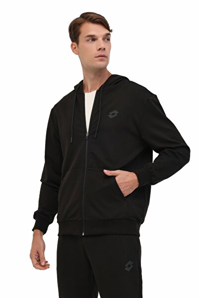 Lotto M-ANTRA FZ 5PR Siyah Erkek Eşofman Üstü