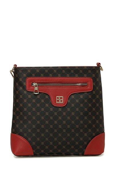 Butigo MNG GARNI DTY CPRZ 4PR KAHVE MULTI Kadın Çapraz Çanta