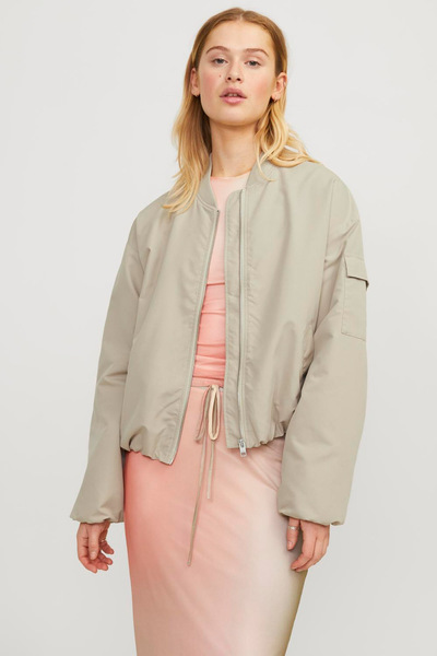 JJXX JXLEILA BOMBER JACKET OTW Gri Kadın Ceket