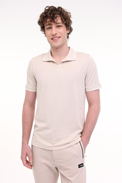 lumberjack ML JOE 12ITL904 5FX Bež muška majica kratkih rukava T-shirt