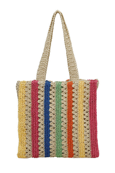 Butigo Work Colored Omz 4Fx Multicolor Women's Shoulder Bag