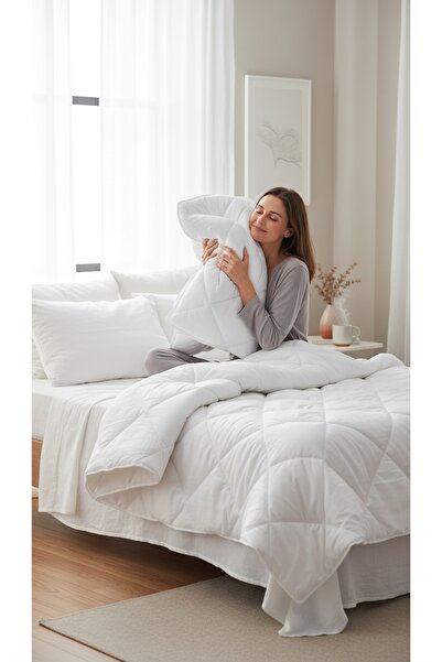 KADINCA Micro Silikon Yorgan Tek Kişilik 155x215 cm Antialerjik Terletmeyen 4...