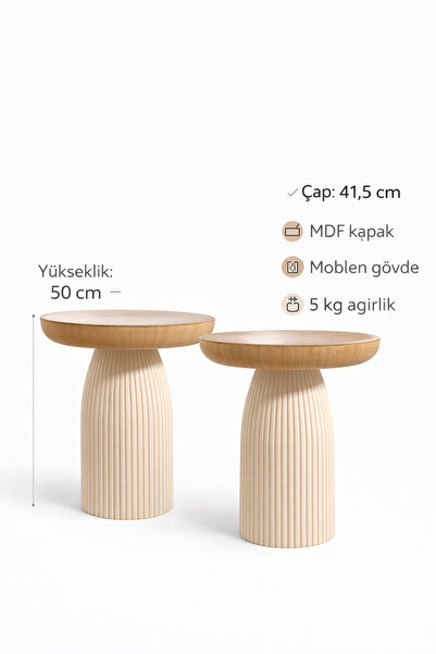 BRBSTORE BOHEM 2'Lİ YAN SEHPA