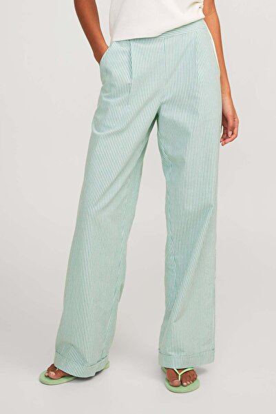 JJXX Jxsıva Oxford Mw Pants Wv Green Women's Trousers