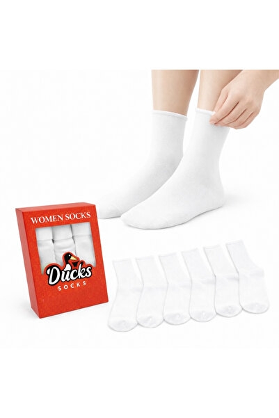 KaeLaurean Șosete pentru femei, 6-perechi, bumbac bucăți în cutie, fără elast...