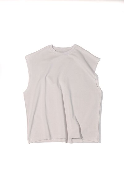 no7man Raden stone oversize sleeveless t-shirt