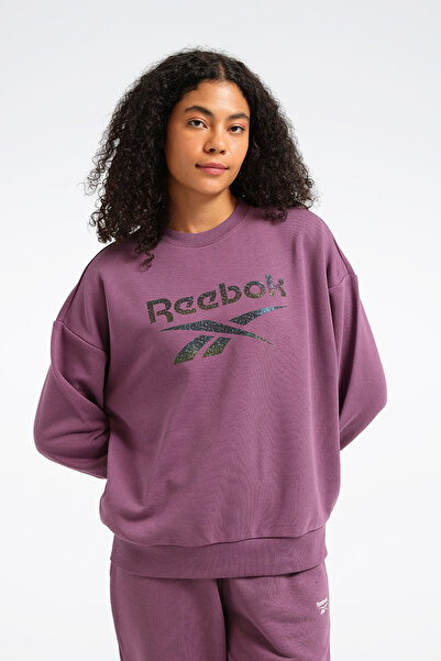 Reebok NEW ID REG CREW Mor Kadın Sweatshirt