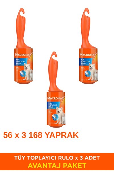 MACROMAX Valjak za skupljanje dlaka, lepak mačka Komplet za skupljanje pseće ...