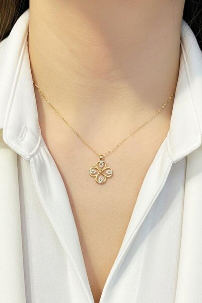 Hepimitu Altın Yonca Kolye 14 Ayar