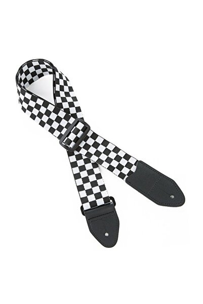 Raymond Joes حزام جيتار Rjgas باللون الأبيض (88-146 سم)