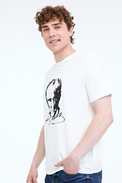 Kinetix UL 11ATA-Y51 5FX Beyaz Unisex Kısa Kol T-Shirt