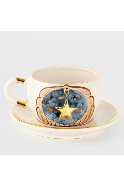 BSK Ceramics Handmade Ramazan Koleksiyonu Çay Fincanı - Yıldız