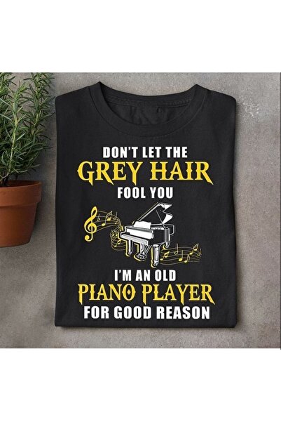 Herşey Nota Ja sam stari pijanista unisex majica