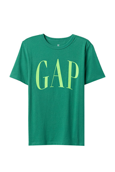 GAP V-FRCH LOGO ARCH TEE Зелена къса ръкавна тениска за момчета