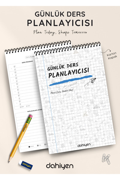 Dahiyen Günlük Ders Planlayıcısı | A5 Boyut