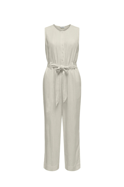 ONLY ONLSIESTA S/L LINEN BL BE GRI Kadın Tulum