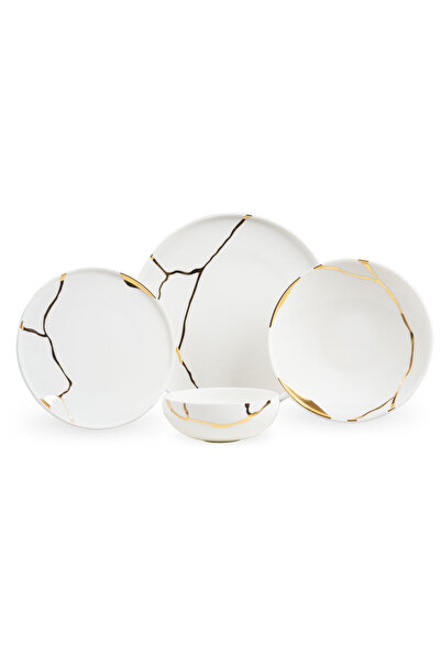 Leggno Chester Premium Gold Yemek Takımı 24 Parça