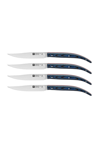 ZWILLING Twin Steak Bıçağı Seti 4 Parça Mavi Mikarta