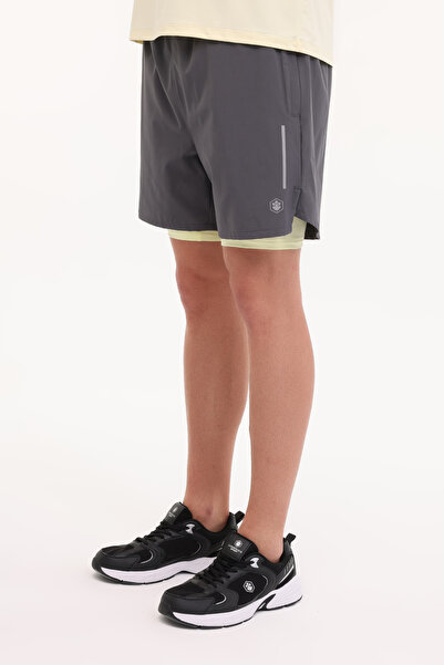 lumberjack ML 20 HTFW24016M 5FX Gri Erkek Şort