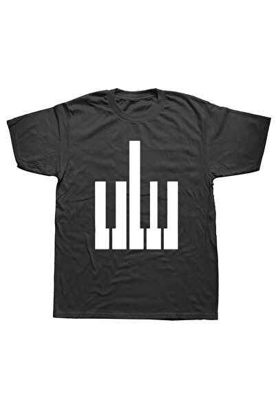 Herşey Nota Pian unisex tricou