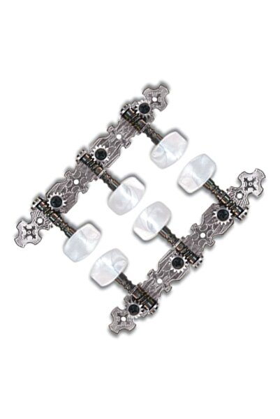 VALENCIA VCMH0150CR مجموعة أذنيات الجيتار الكلاسيكي، برغي الجيتار