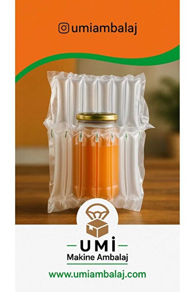 Umi Makine Ve Ambalaj Havalı Sütun Torbası L Tipi (Air Column Bag), 60 mikron...
