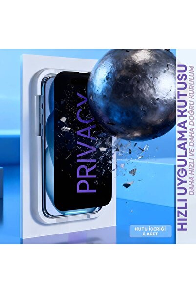 Soffany GL79-025 iPhone 14 Pro Max Hayalet Ekran Cam Koruyucu (2 Adet)