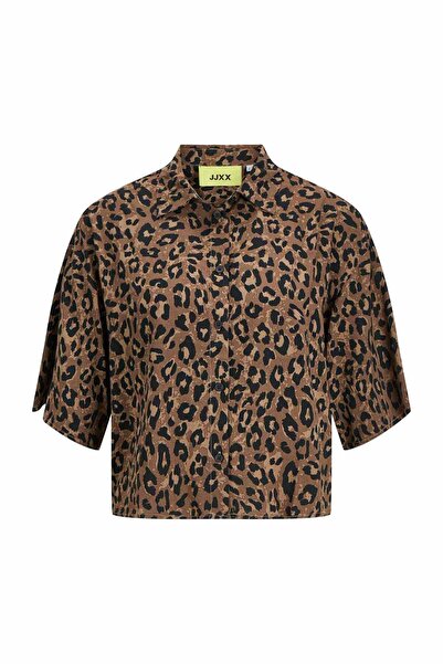 JJXX JXMIRA VISCOSE SS Коричнева жіноча сорочка