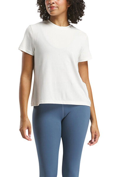 Reebok Tricou cu mânecă scurtă pentru femei ACTIV COLL RBK-CHILL+DREA Ecru