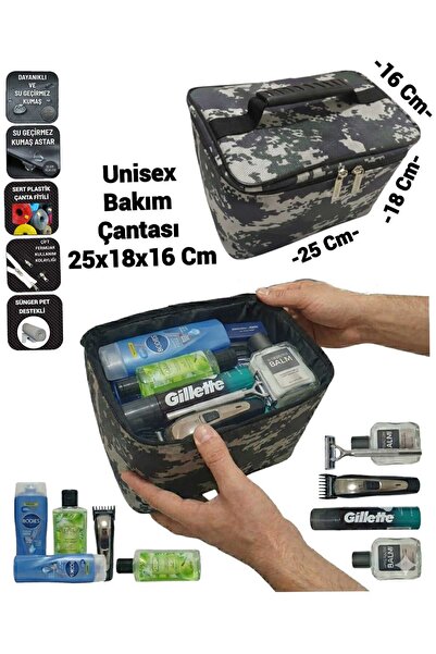 SEVBAGS UNİSEX BAKIM ÇANTASI ŞAMPUANLIK BOY